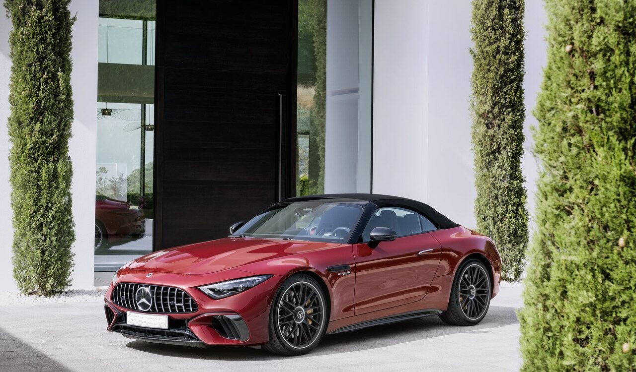 Mercedes SL cabriolet, nouvelle vie pour la flèche d’argent… Pfastatt